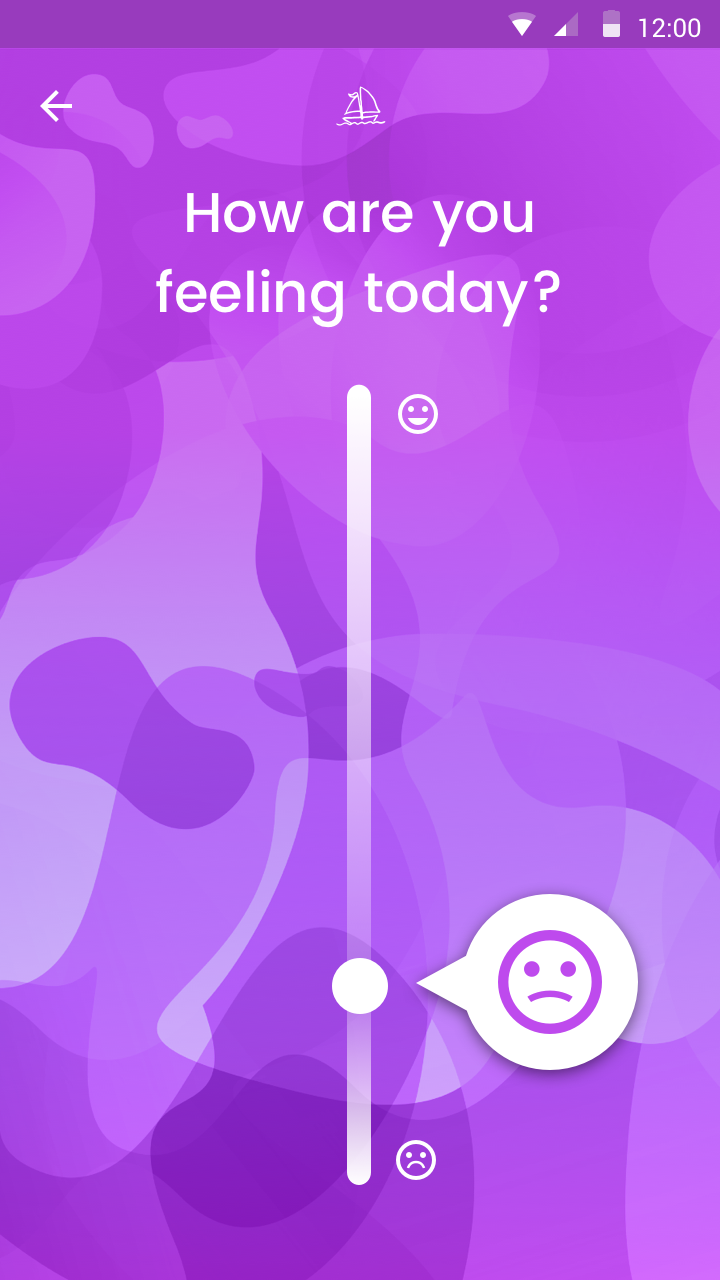 Safespace app — daily mood check-in